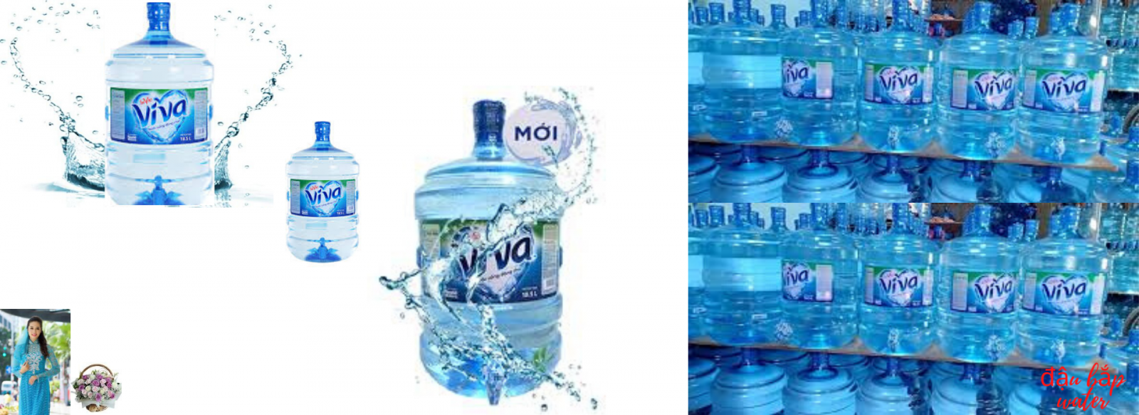 Nước tinh khiết Viva 18,5 lít - Đậu Bắp Water